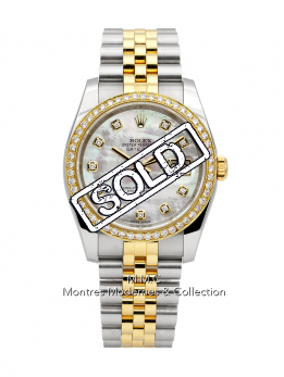 Rolex - Datejust ref.116233 Mother of Pearl & Diamonds Dial