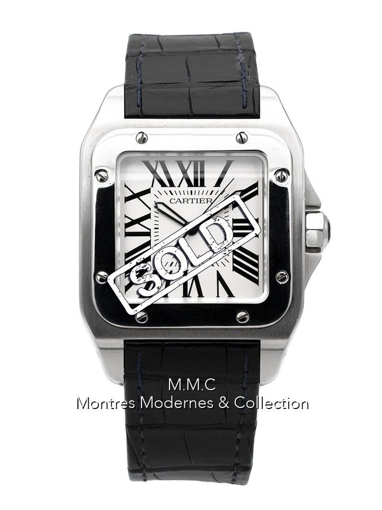 Cartier Santos 100 Grand Modèle ref.W20073X8 - Image 1