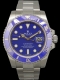 Rolex - Submariner Date réf 116619 Lunette Bleue Céramique