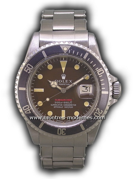 Rolex Submariner Rouge réf.1680 1er Génération circa 60 - Image 1