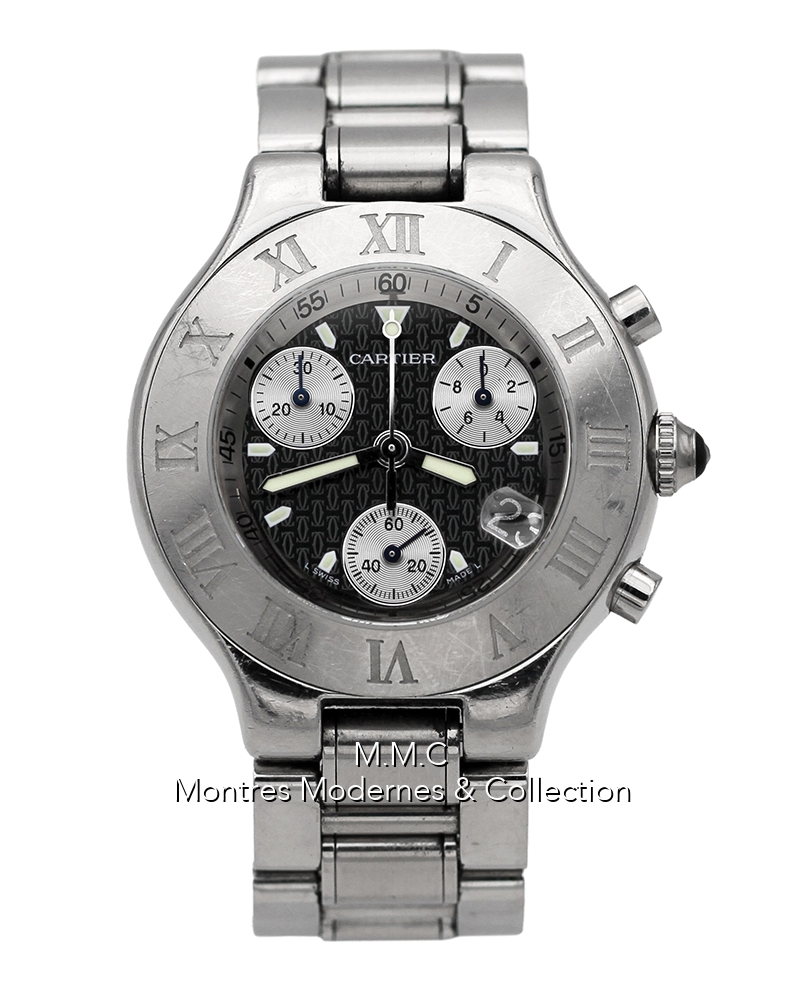 Cartier 21 Chronoscaphe ref.2424 - Image 1