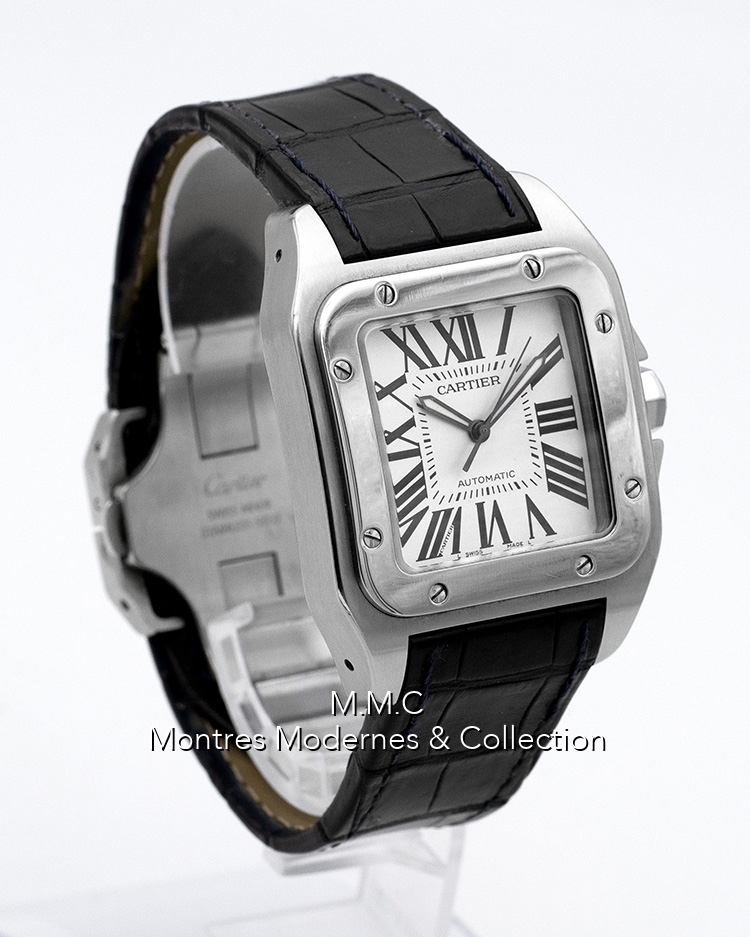 Cartier Santos 100 Grand Modèle ref.W20073X8 - Image 3