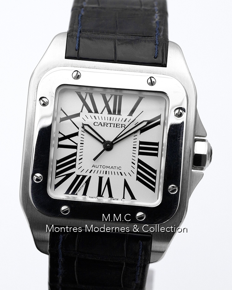 Cartier Santos 100 Grand Modèle ref.W20073X8 - Image 4