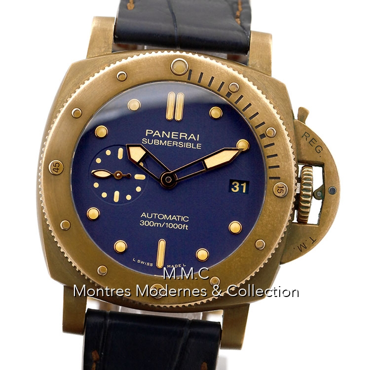 Panerai Submersible Bronzo Blu Abisso PAM01074 - Image 4