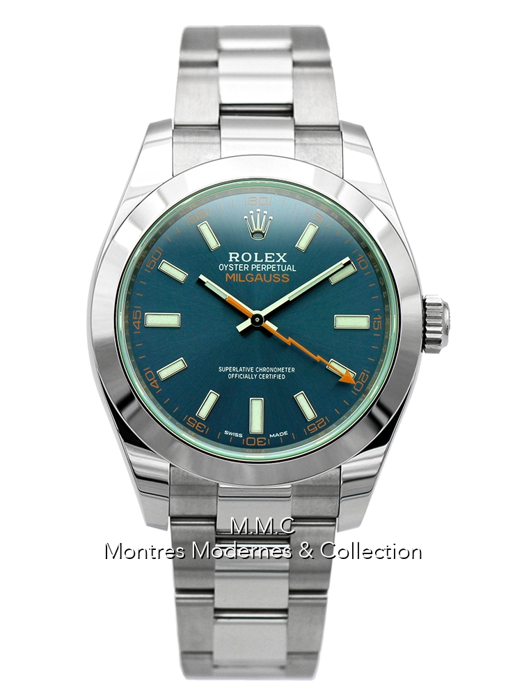 Rolex Milgauss réf.116400GV Blue Z - Image 1