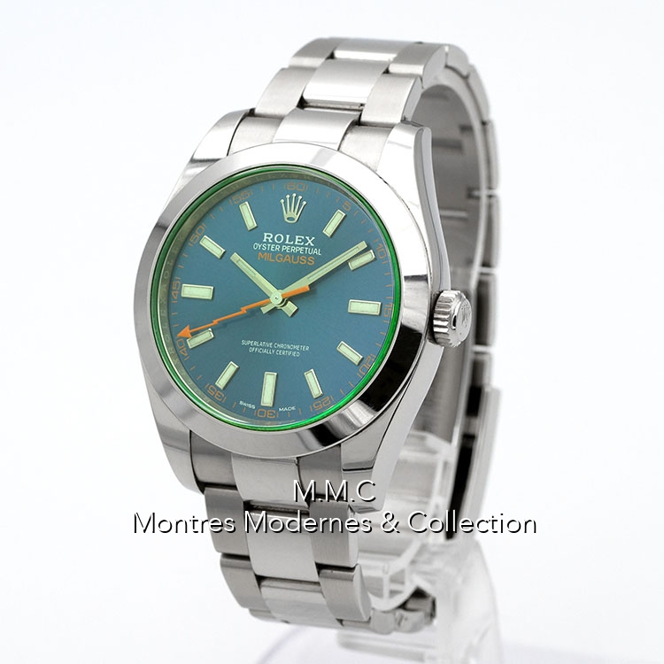 Rolex Milgauss ref.116400GV Blue Z - Image 2