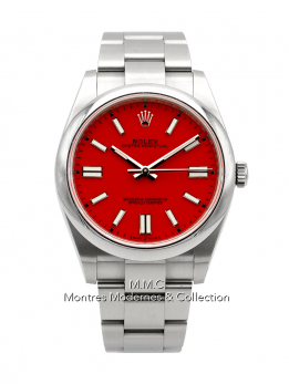 Rolex - Oyster Perpetual 41mm ref.124300 Coral Red Dial