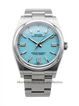Rolex - Oyster Perpetual Blue Tiffany Dial 36mm réf.126000